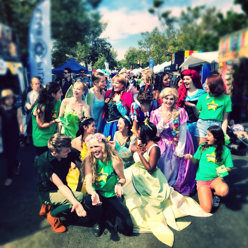 Team member greeting guests at the theater